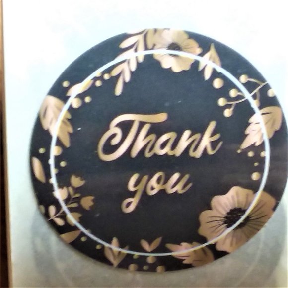 Thank You Stickers 500 Labels Appreciation Packages Sales Small Business Ship - Picture 2 of 4